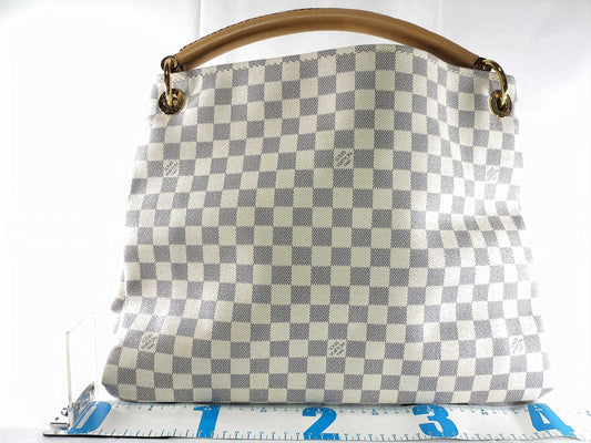 LOUIS VUITTON Damier Azur Artsy GM Shoulder Bag 