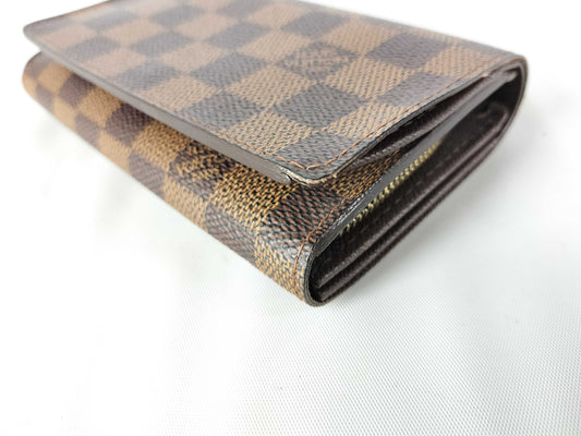 LOUIS VUITTON CA0025 Damier Porte Monnaie Bi-Tresor Wallet