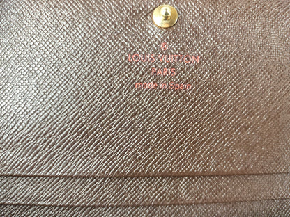 LOUIS VUITTON CA0025 Damier Porte Monnaie Bi-Tresor Wallet