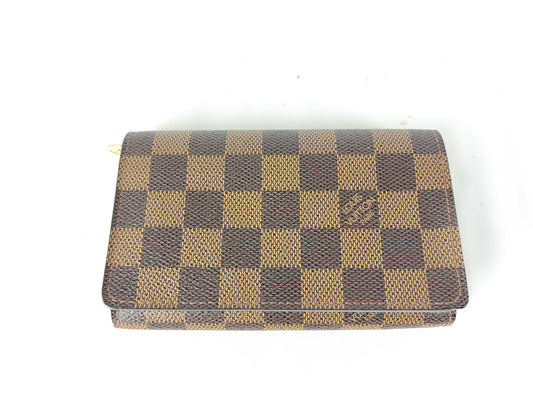 LOUIS VUITTON CA0025 Damier Porte Monnaie Bi-Tresor Wallet