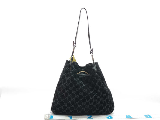 GUCCI GG Suede 0013746 Shoulder Bag