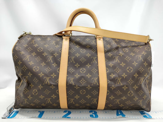 LOUIS VUITTON Monogram Keepall 50 Bandouliere Boston Bag