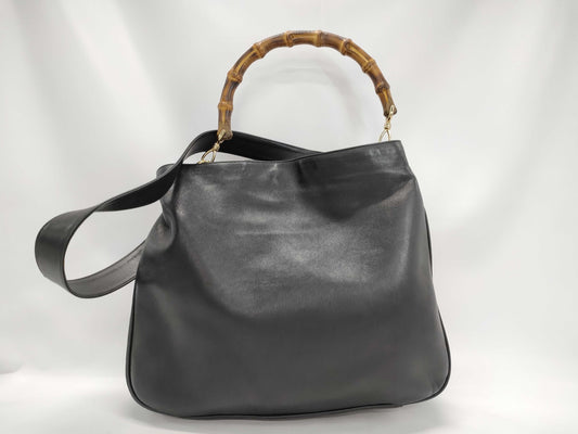 GUCCI Bamboo Hobo Handbag