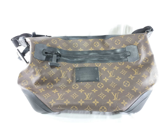 LOUIS VUITTON Unidentified Monogram M40399 Waterproof Messenger Shoulder Bag with Hard Zipper