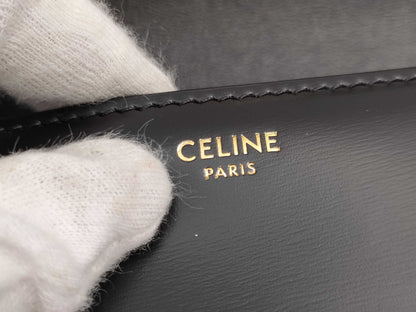 CELINE Claude Shoulder Bag in Black