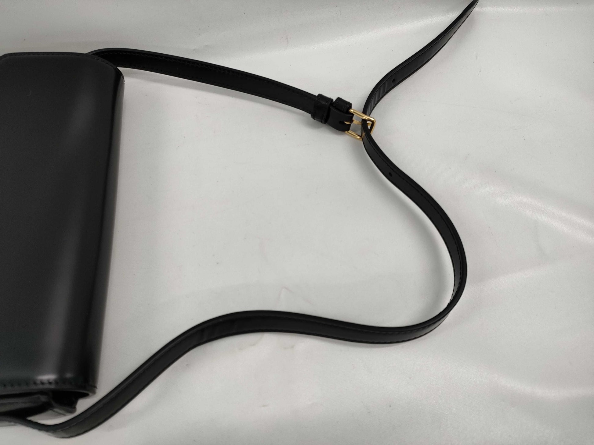 CELINE Claude Shoulder Bag in Black