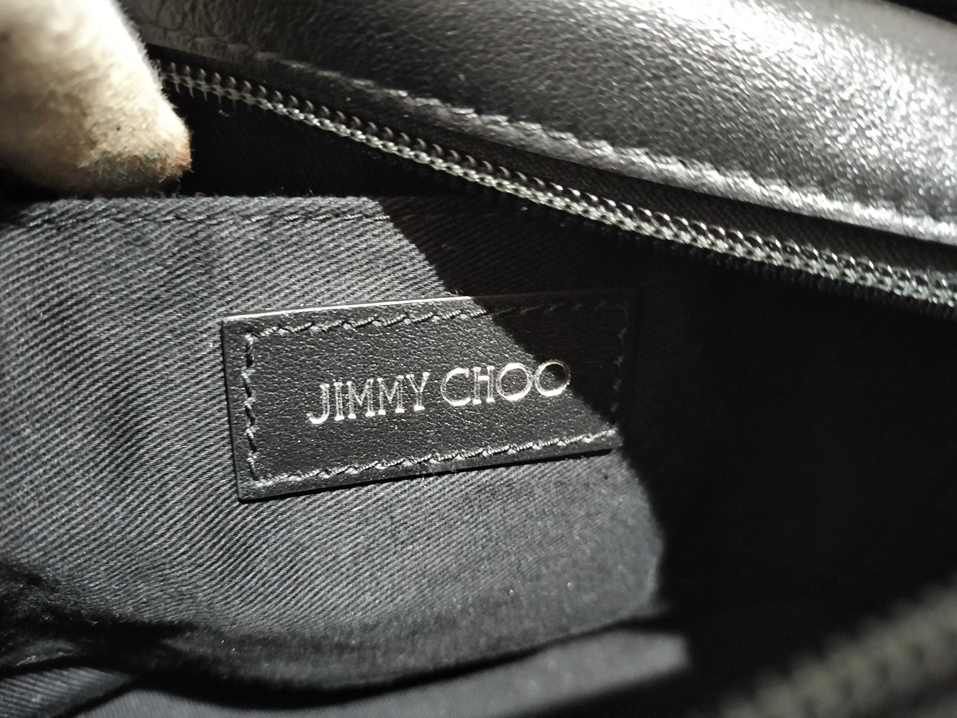 JIMMY CHOO Graphic Star 2-Way Leather Tote Handbag