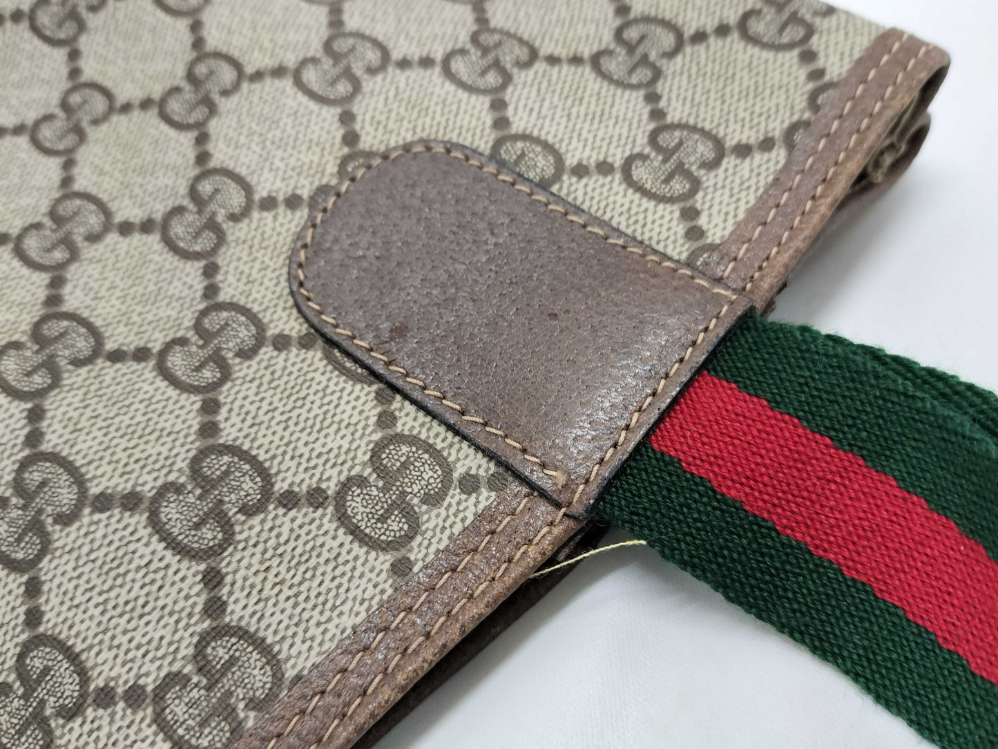 GUCCI GG Supreme Old Sherry Tote Bag