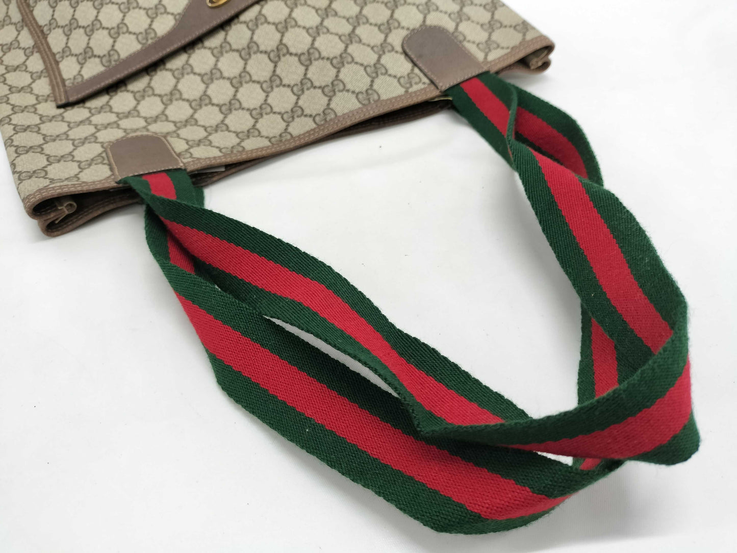 GUCCI GG Supreme Old Sherry Tote Bag