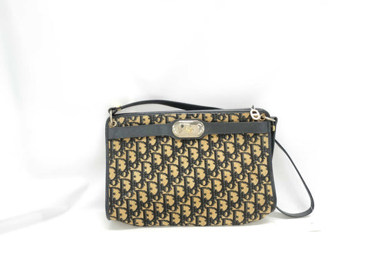 Dior Trotter Canvas Shoulder Bag