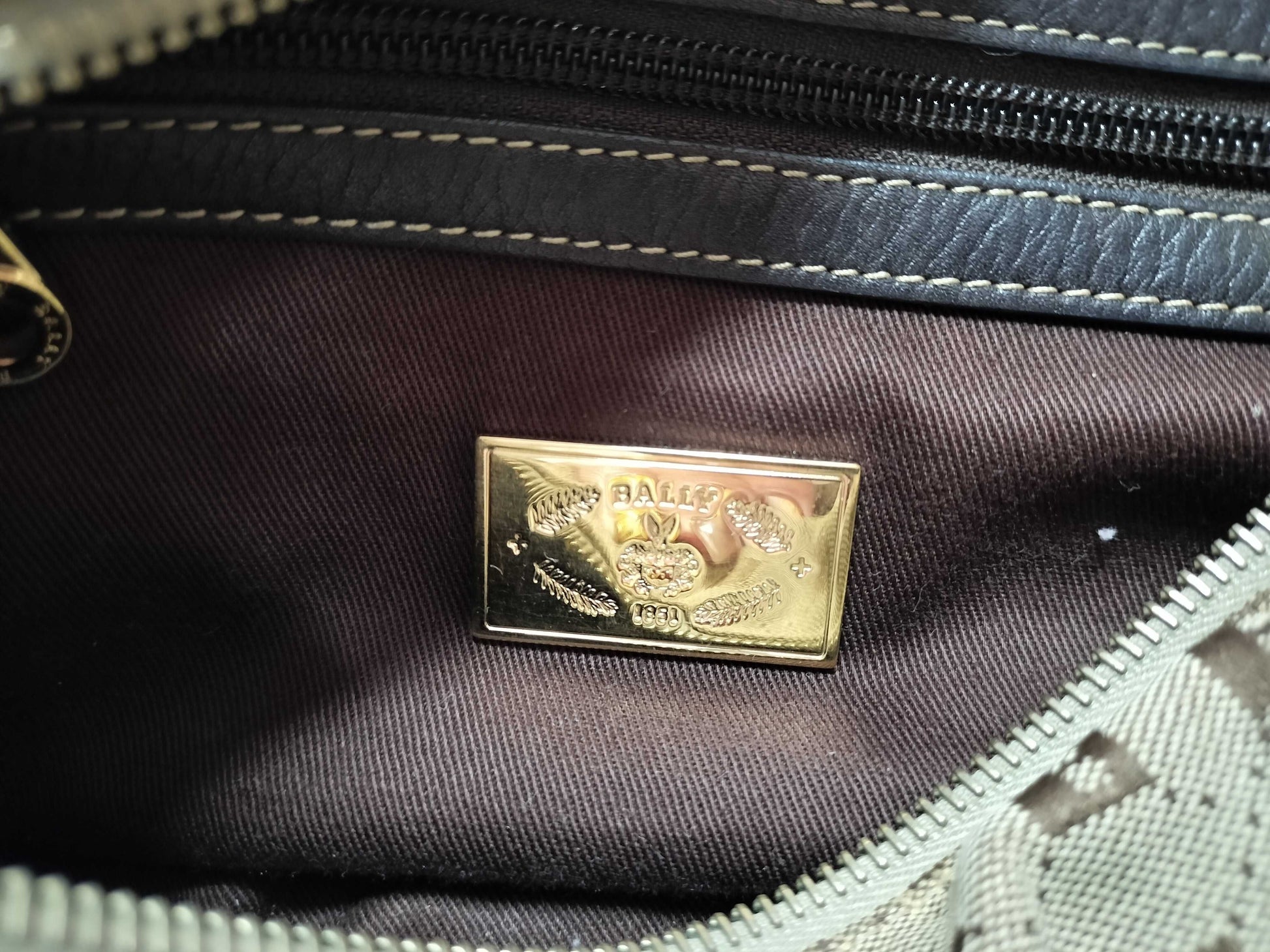 COACH Bally/Leather/Denim/All-Over Print/One-Shoulder/Handbag*2 Tote Bag