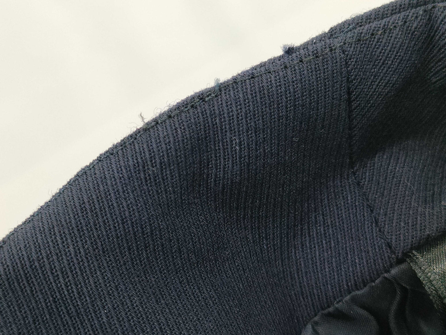 Dior no-collar set-up jacket