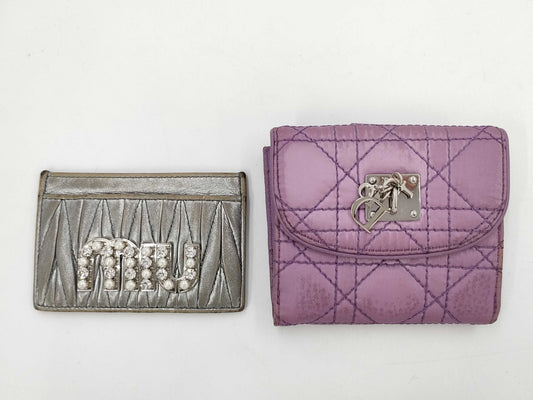 Dior Miu Miu Wallet 2 Pieces Wallet