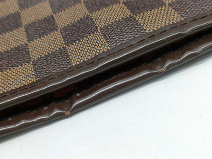 LOUIS VUITTON Damier Neverfull MM Tote Bag with Complete Accessories