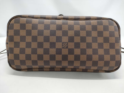 LOUIS VUITTON Damier Neverfull MM Tote Bag with Complete Accessories