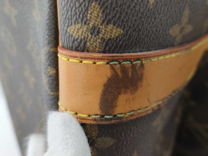 LOUIS VUITTON Monogram Keepall Bandouliere 55 Boston Bag