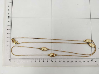 Dior logo necklace necklace