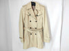 BALENCIAGA Lambskin Trench Coat Beige