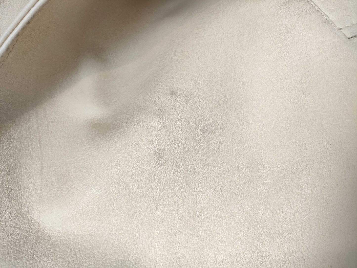 BALENCIAGA Lambskin Trench Coat Beige