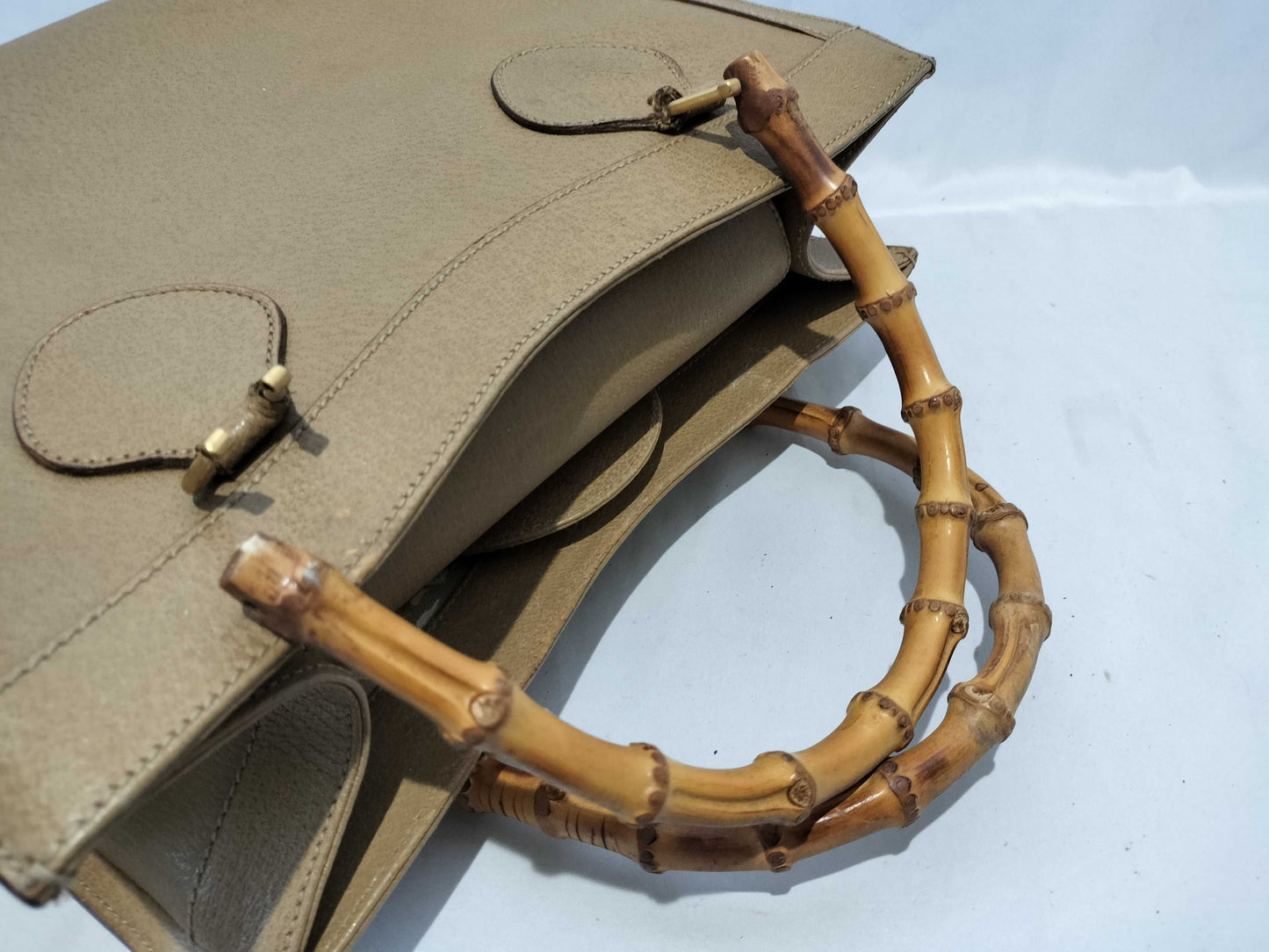GUCCI Bamboo 002-1186 Handbag
