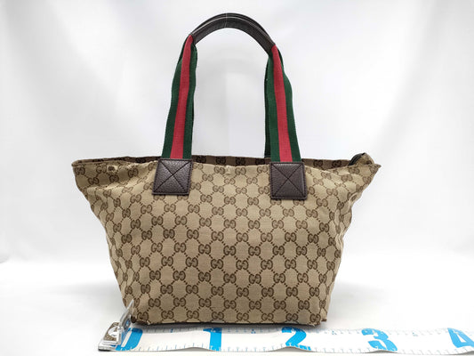 GUCCI GG Canvas Sherry 131280 Tote Bag