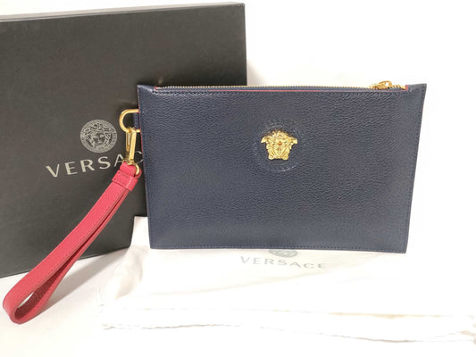 Versace / Second bag / Leather / Medusa clutch bag