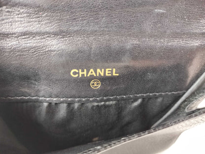 CHANEL [With sticker] No. 2 Caviar Leather Bifold Wallet
