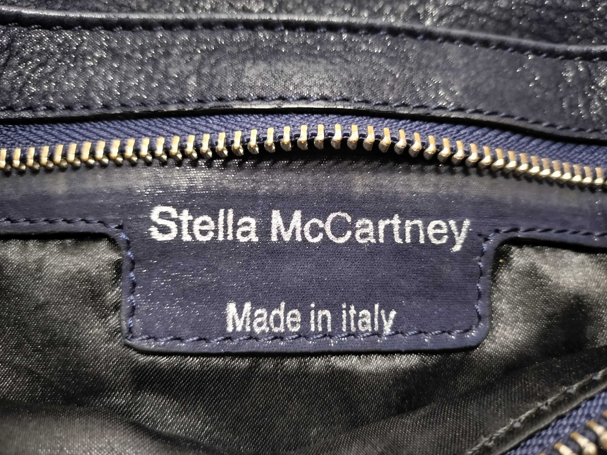 Stella McCartney Black Synthetic Leather Chain Shoulder Bag