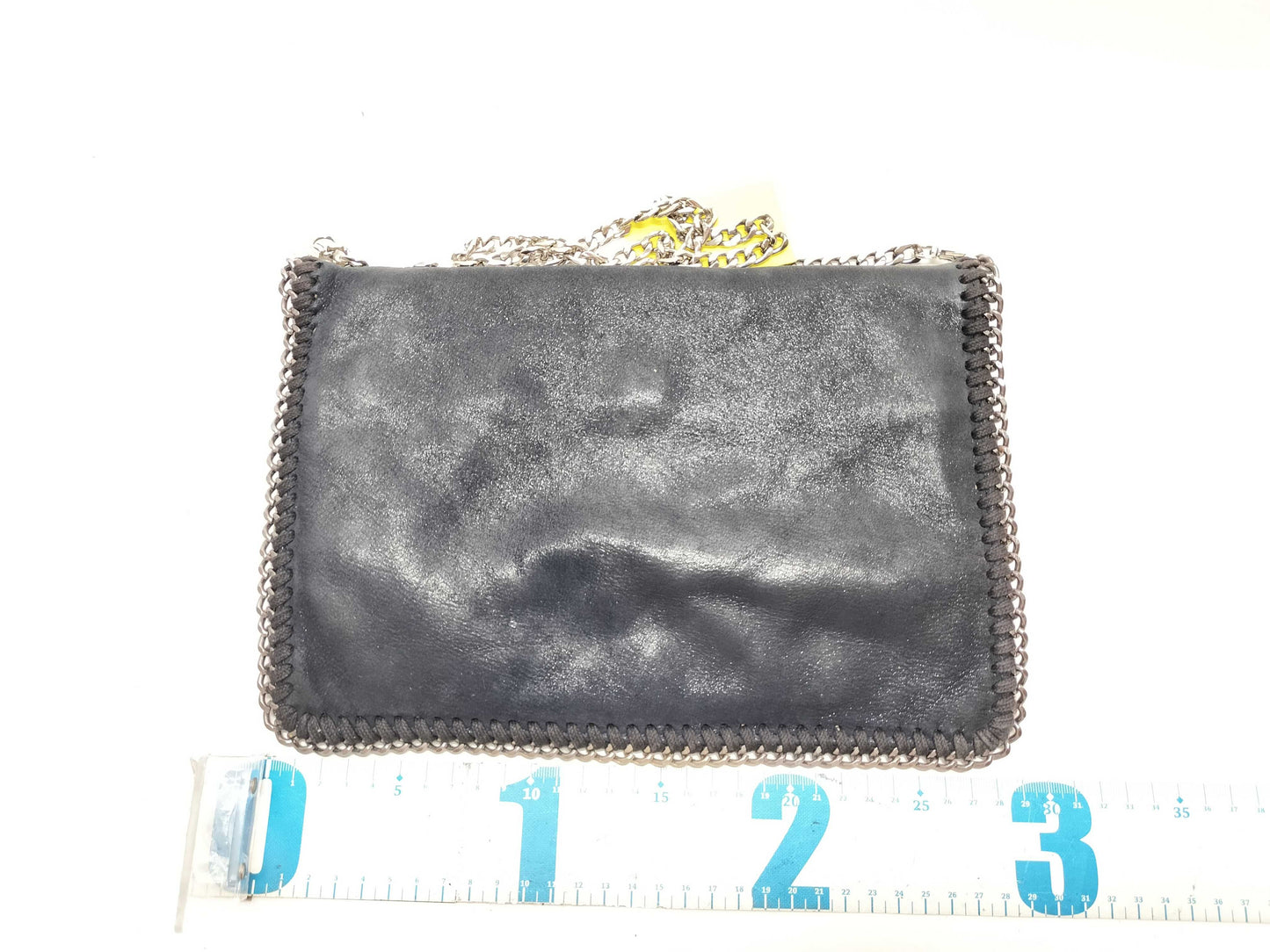 Stella McCartney Black Synthetic Leather Chain Shoulder Bag