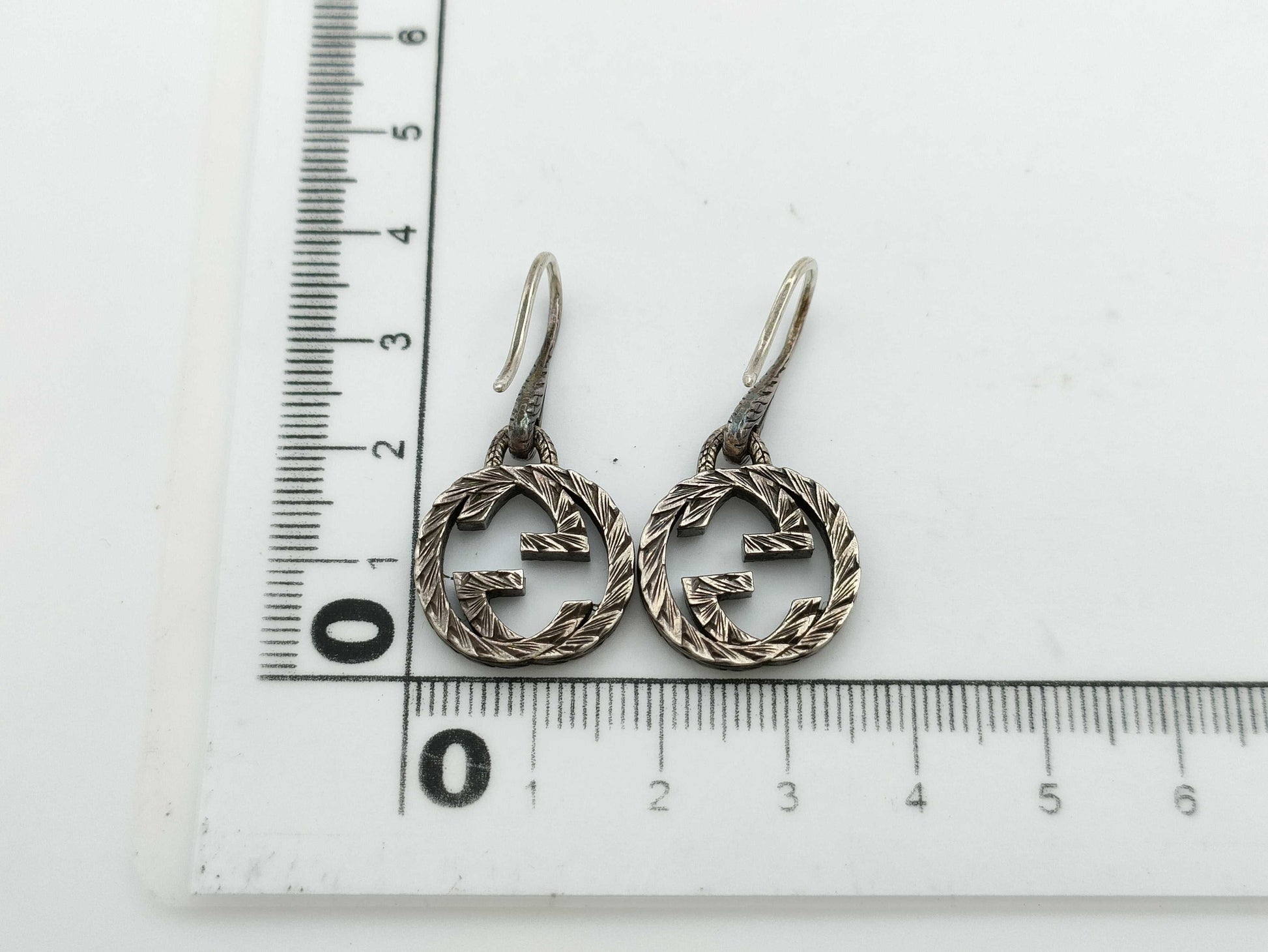 GUCCI SV925 GG Earrings