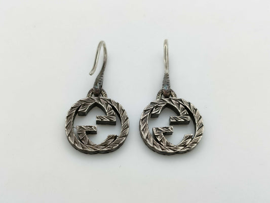 GUCCI SV925 GG Earrings