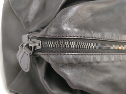 BOTTEGA VENETA Mini Boston Handbag Leather Handbag