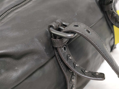 BOTTEGA VENETA Mini Boston Handbag Leather Handbag