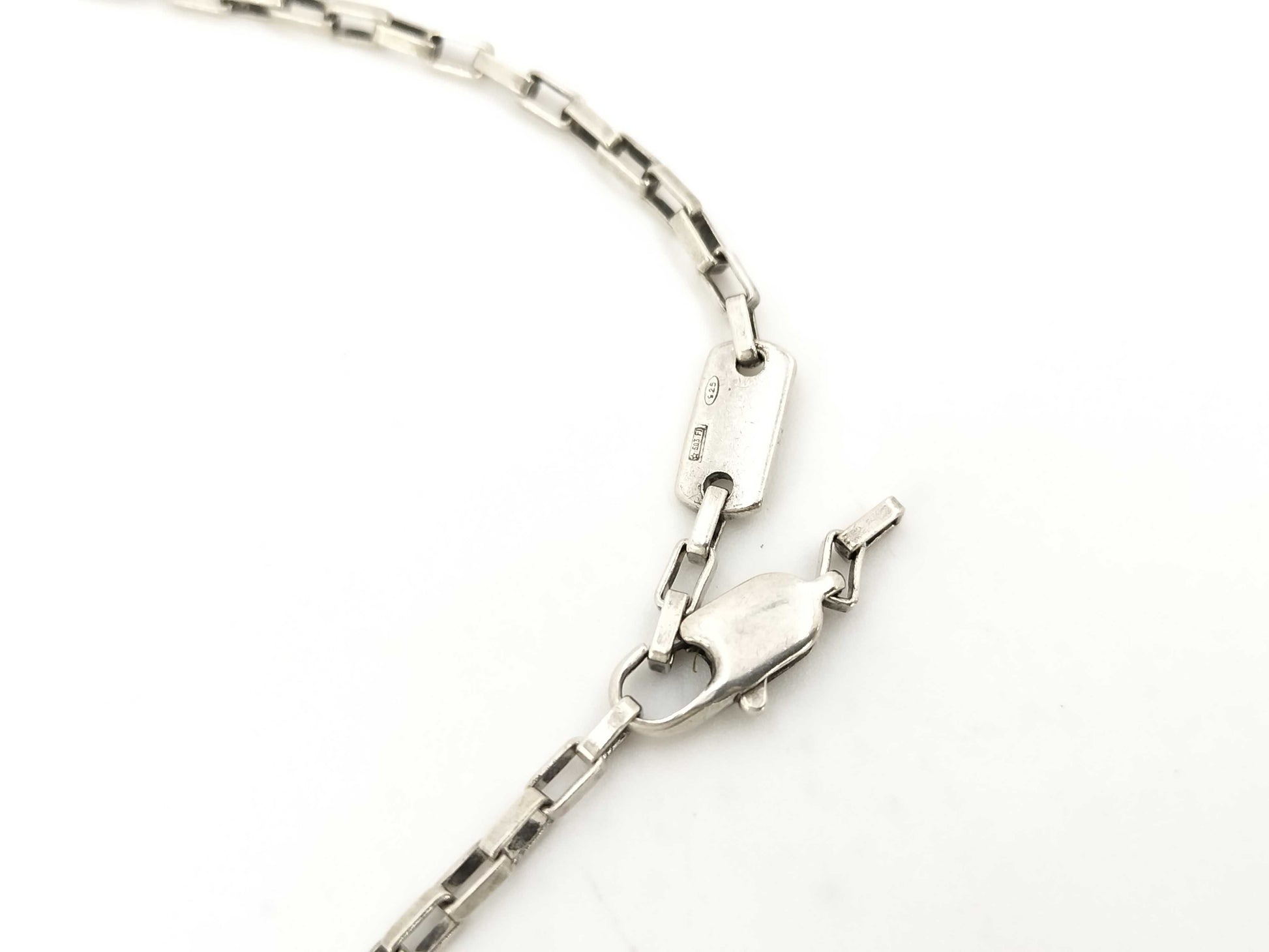 GUCCI 925 G Necklace Partially Broken Metal Fittings Necklace