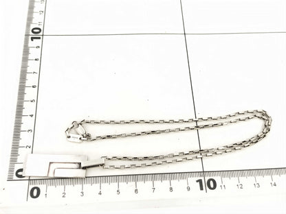 GUCCI 925 G Necklace Partially Broken Metal Fittings Necklace