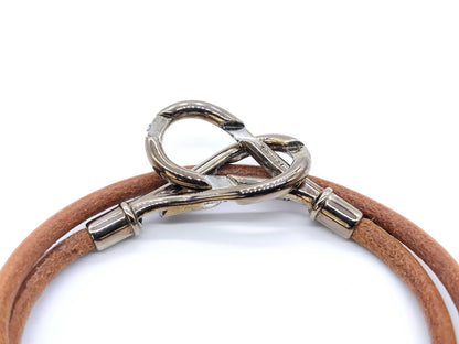 HERMES Atame/Choker/Silver Hardware Bracelet/Bangle