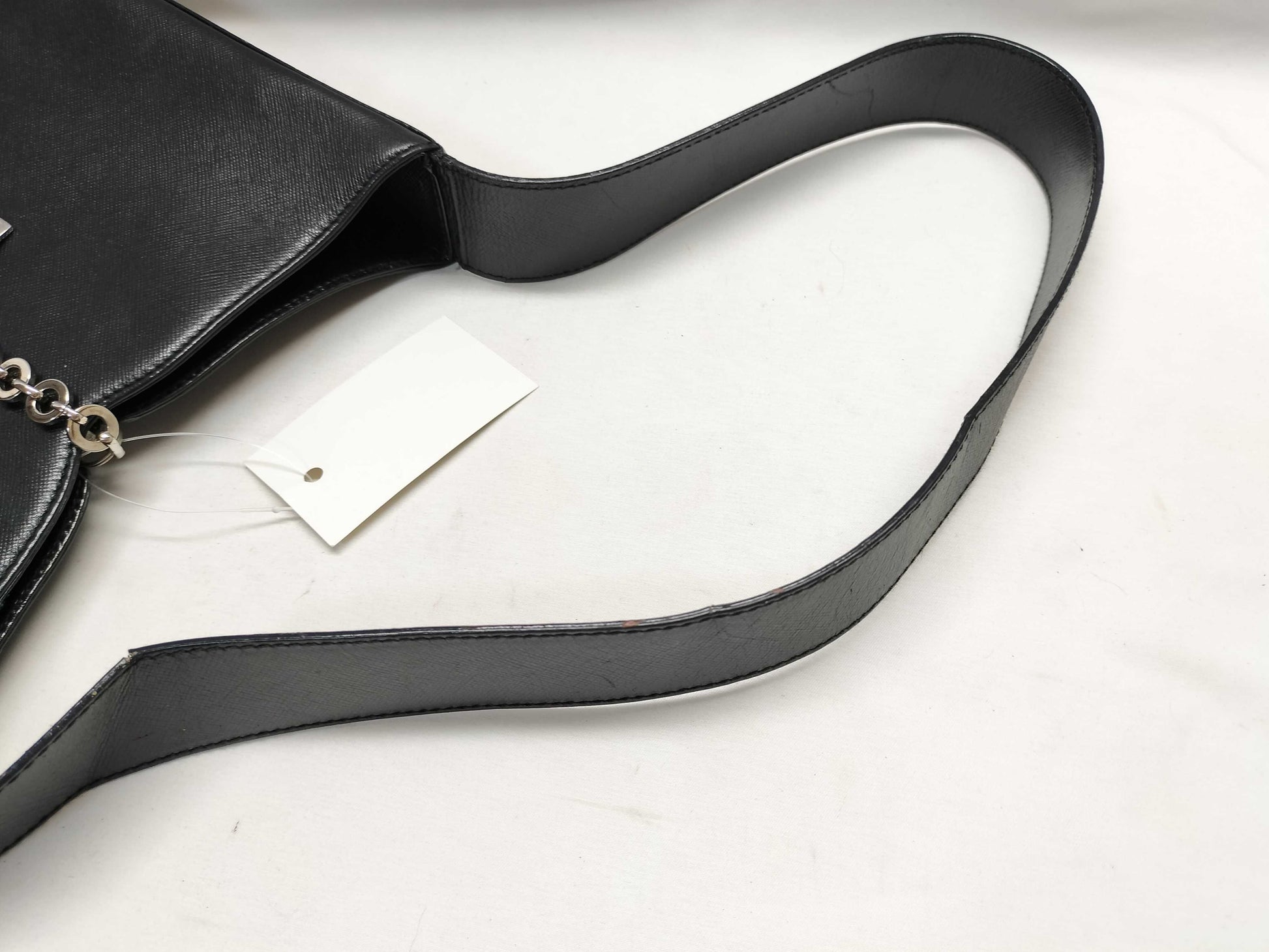 Salvatore Ferragamo Gancini Shoulder Bag with Silver Hardware