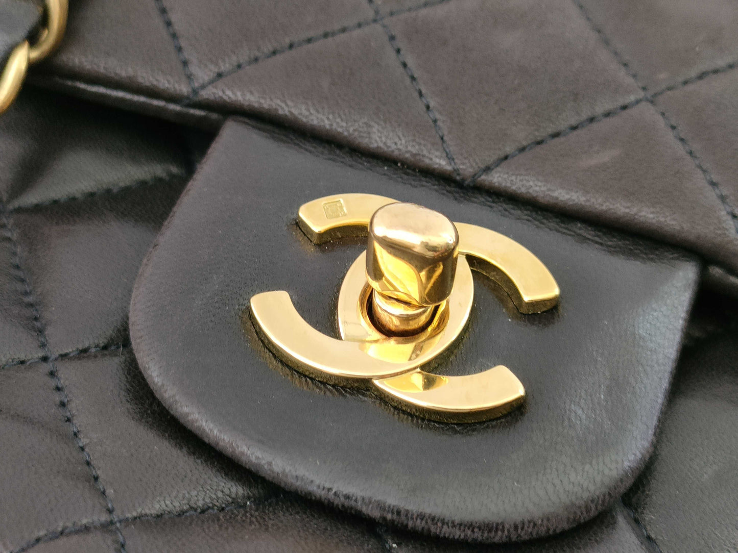 CHANEL [With sticker] No. 2 Lambskin Matelasse 25 Shoulder Bag
