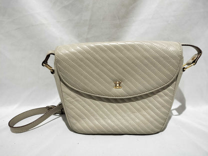 CELINE Triomphe Leather Shoulder Bag