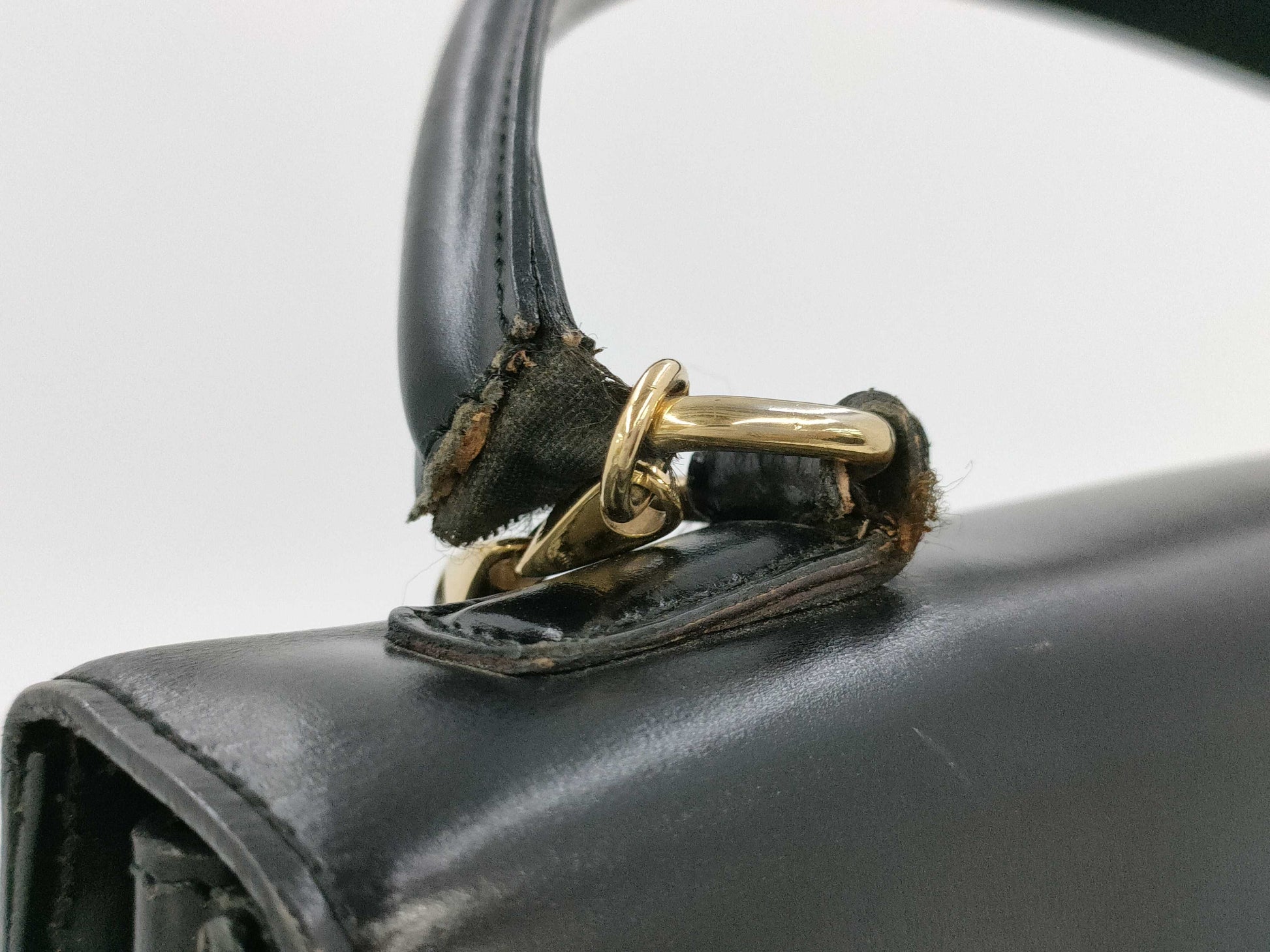 CELINE Gancini Formal Handbag