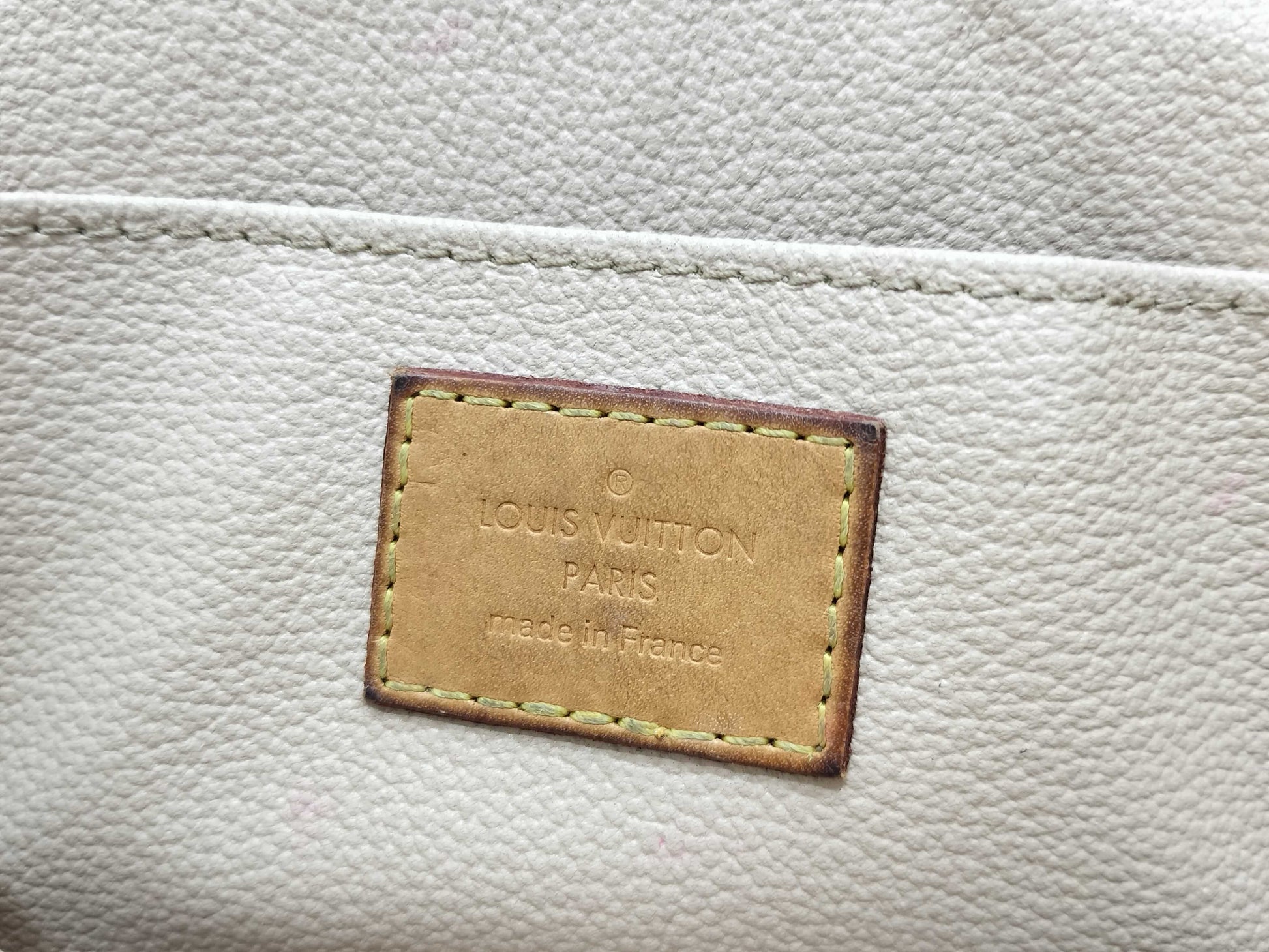 LOUIS VUITTON **2116 Damier Azur Pochette Cosmetic Pouch