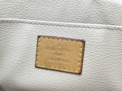 LOUIS VUITTON **2116 Damier Azur Pochette Cosmetic Pouch