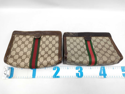 GUCCI GG Supreme Sherry PVC Second Bag Second Bag