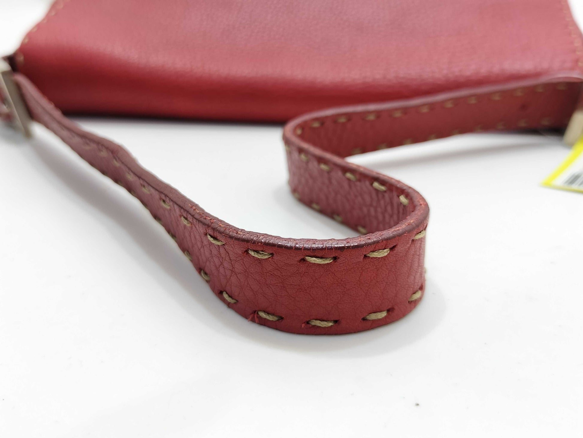 FENDI Selleria Selleria/Mamma/Leather/Red/Shoulder Bag