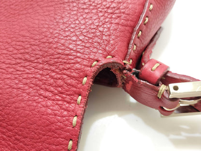 FENDI Selleria Selleria/Mamma/Leather/Red/Shoulder Bag