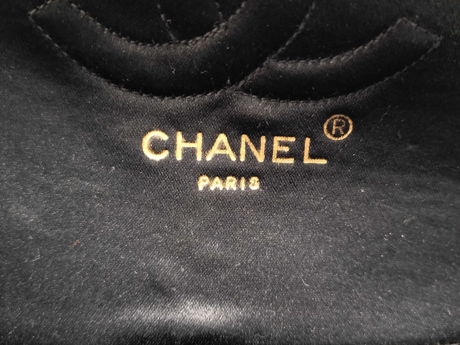 CHANEL Lambskin Jersey Matelasse Shoulder Bag