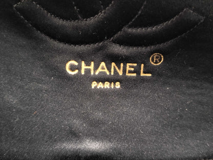 CHANEL Lambskin Jersey Matelasse Shoulder Bag
