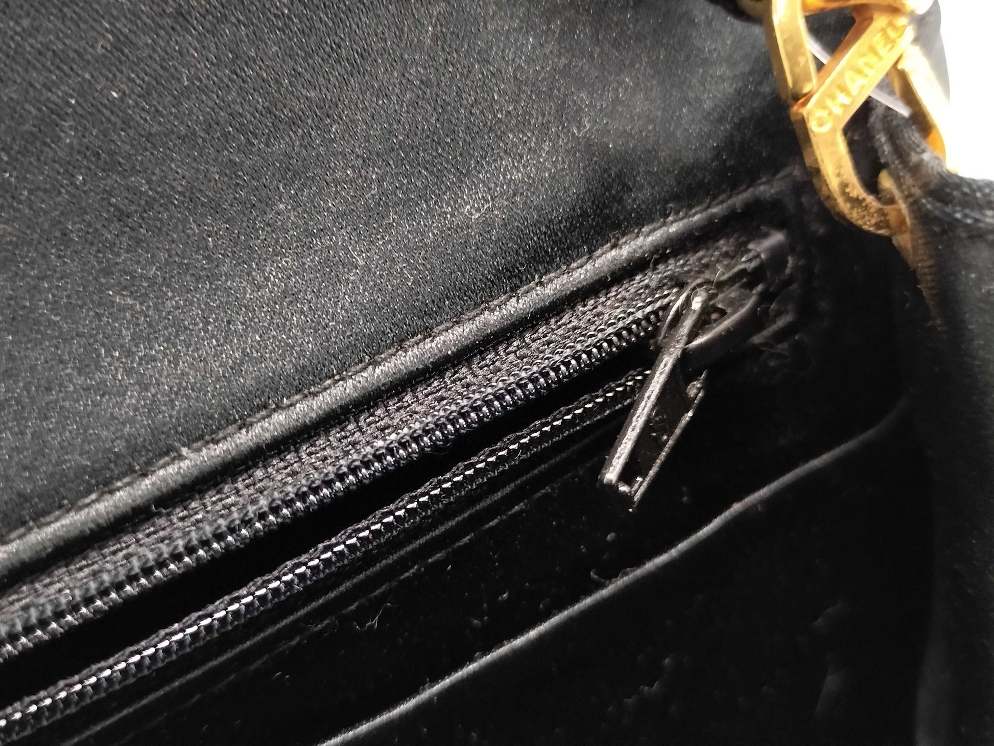 CHANEL Lambskin Jersey Matelasse Shoulder Bag
