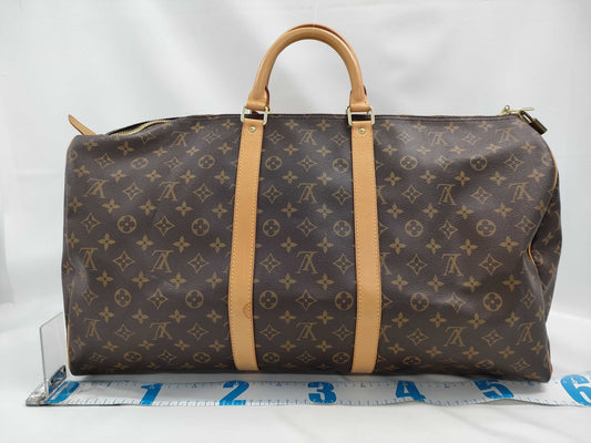 LOUIS VUITTON Monogram M41424 Keepall 55 Boston Bag