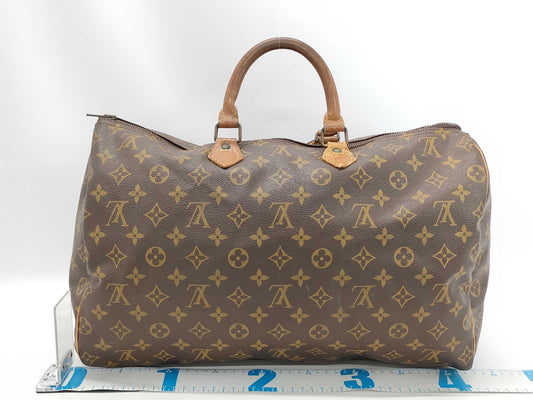 LOUIS VUITTON Monogram M41106 Speedy 40 Handbag with Broken Handle